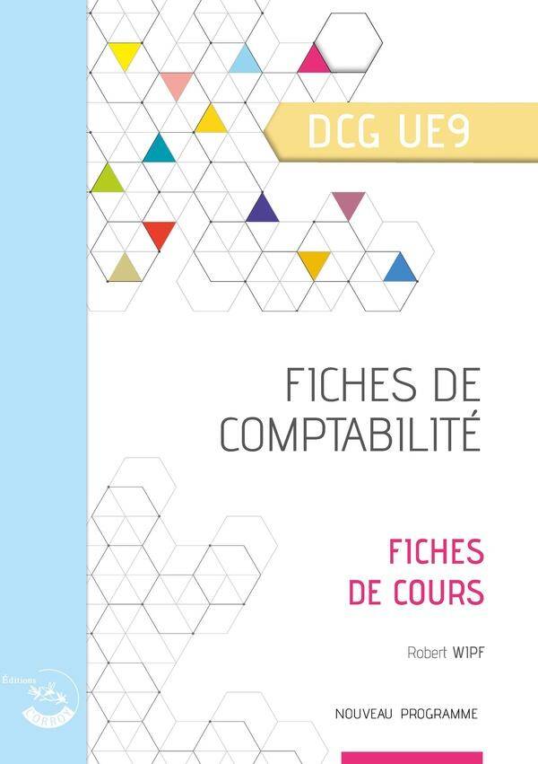 Ue9 : Comptabilite ; Dcg ; Fiches de Cours (Edition 2024)