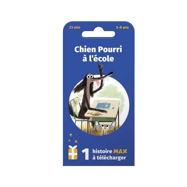 Carte Max Chien Pourri a l'Ecole